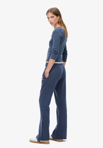 Bootcut Pantalon 'Athletic Essentials' Superdry en bleu
