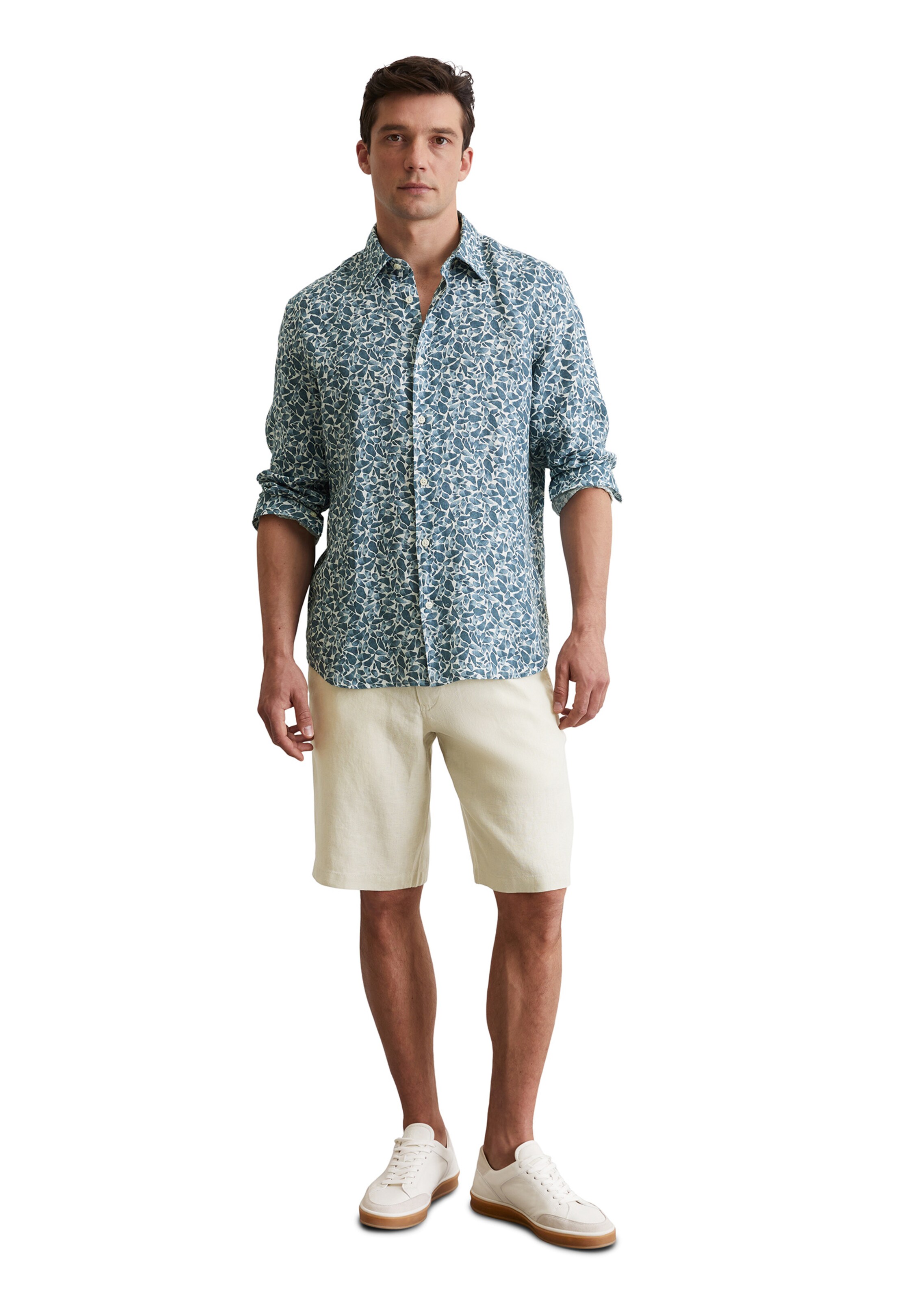 Coupe regular Chemise Marc O'Polo en bleu