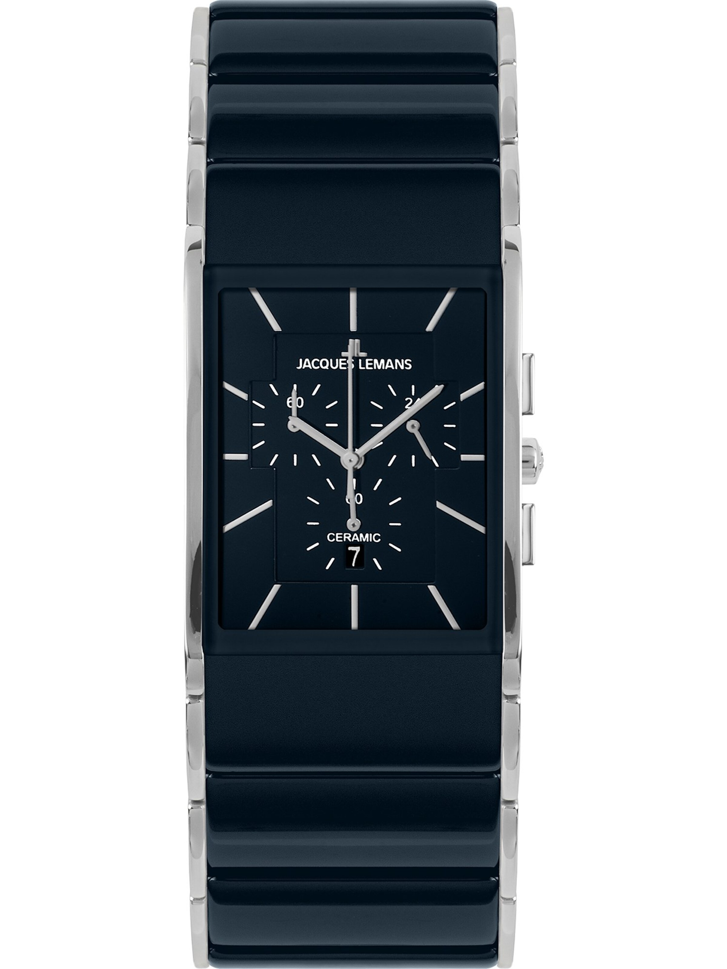 Jacques Lemans Uhr in Blau: Vorderseite