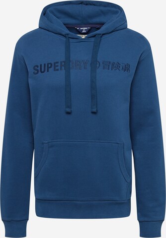 Superdry Sweatshirt in Blau: predná strana