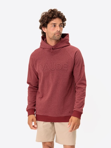 VAUDE Sportsweatshirt 'Mineo' in Rot: predná strana