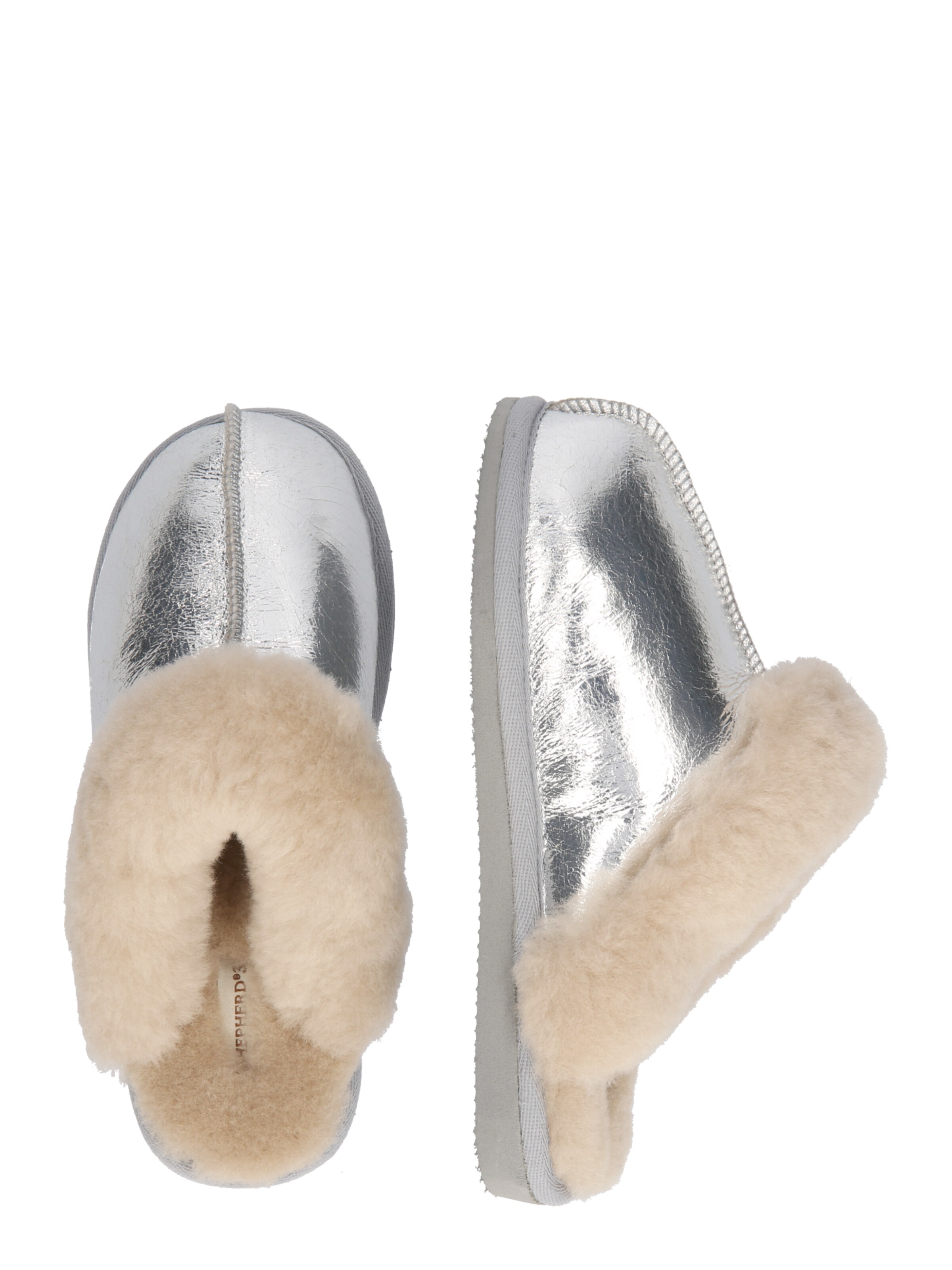 SHEPHERD Тапки 'Jessica' в Серебристый