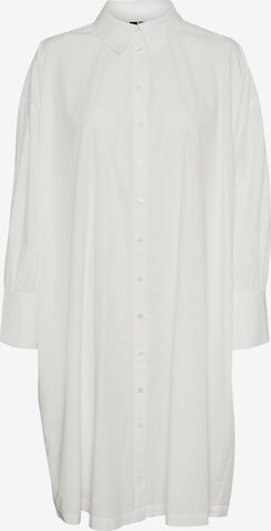 VERO MODA Košilové šaty – bílá: přední strana
