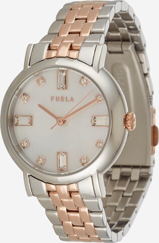 FURLA Analog Watch in Silver: front