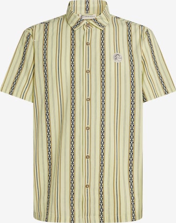 O'NEILLRegular Fit Košulja 'O'riginals Jacquard' - žuta boja: prednji dio