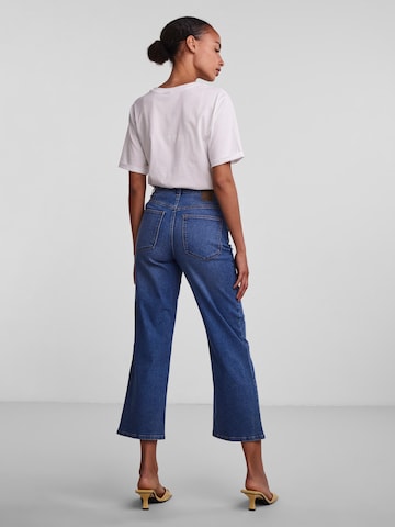 PIECES Flared Jeans 'Peggy' in Blau