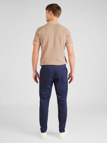 Coupe slim Pantalon chino 'Como' Les Deux en bleu