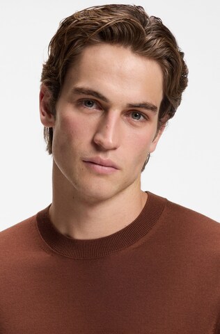 BOSS Sweater ' Leno' in Brown