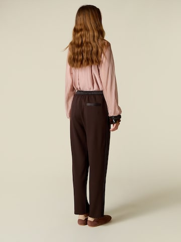 oltre - regular Pantalón en marrón