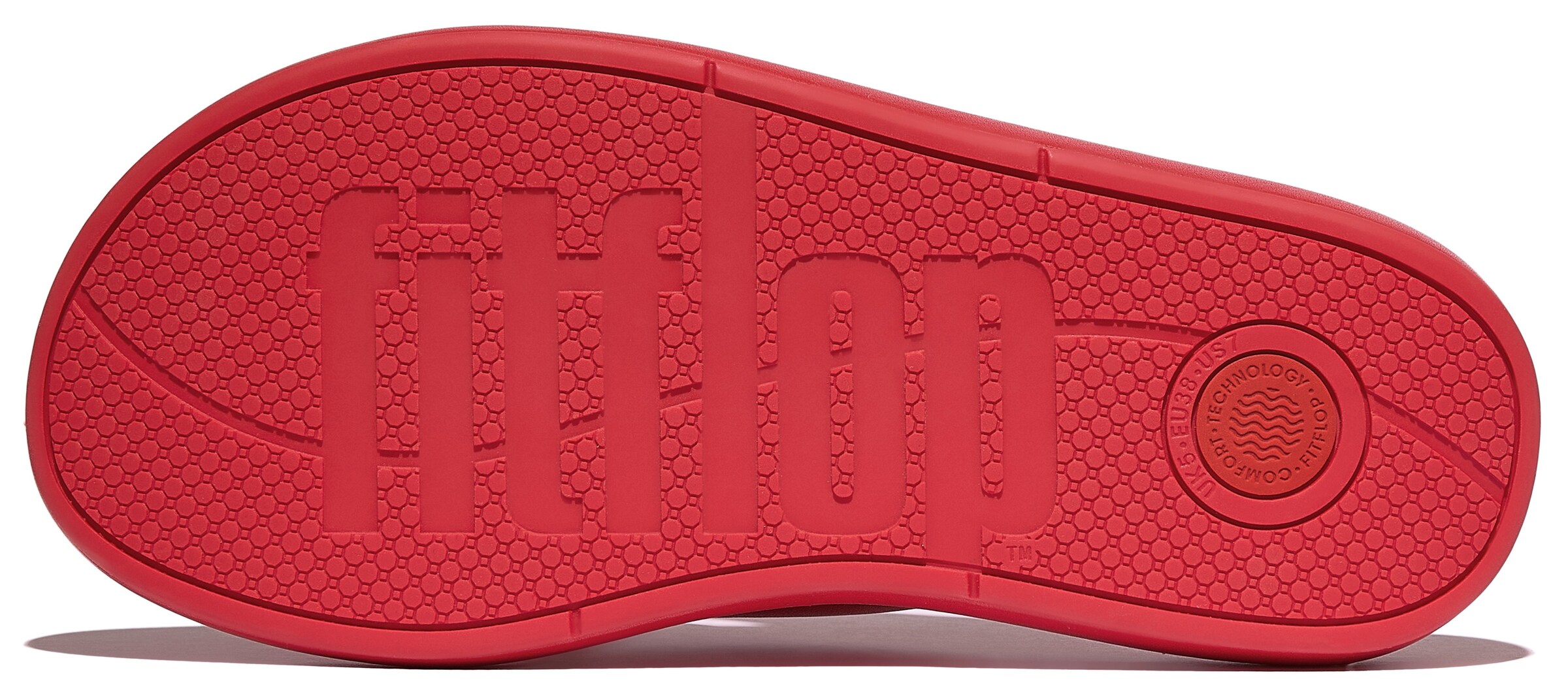 FitFlop T-Bar Sandals in Red