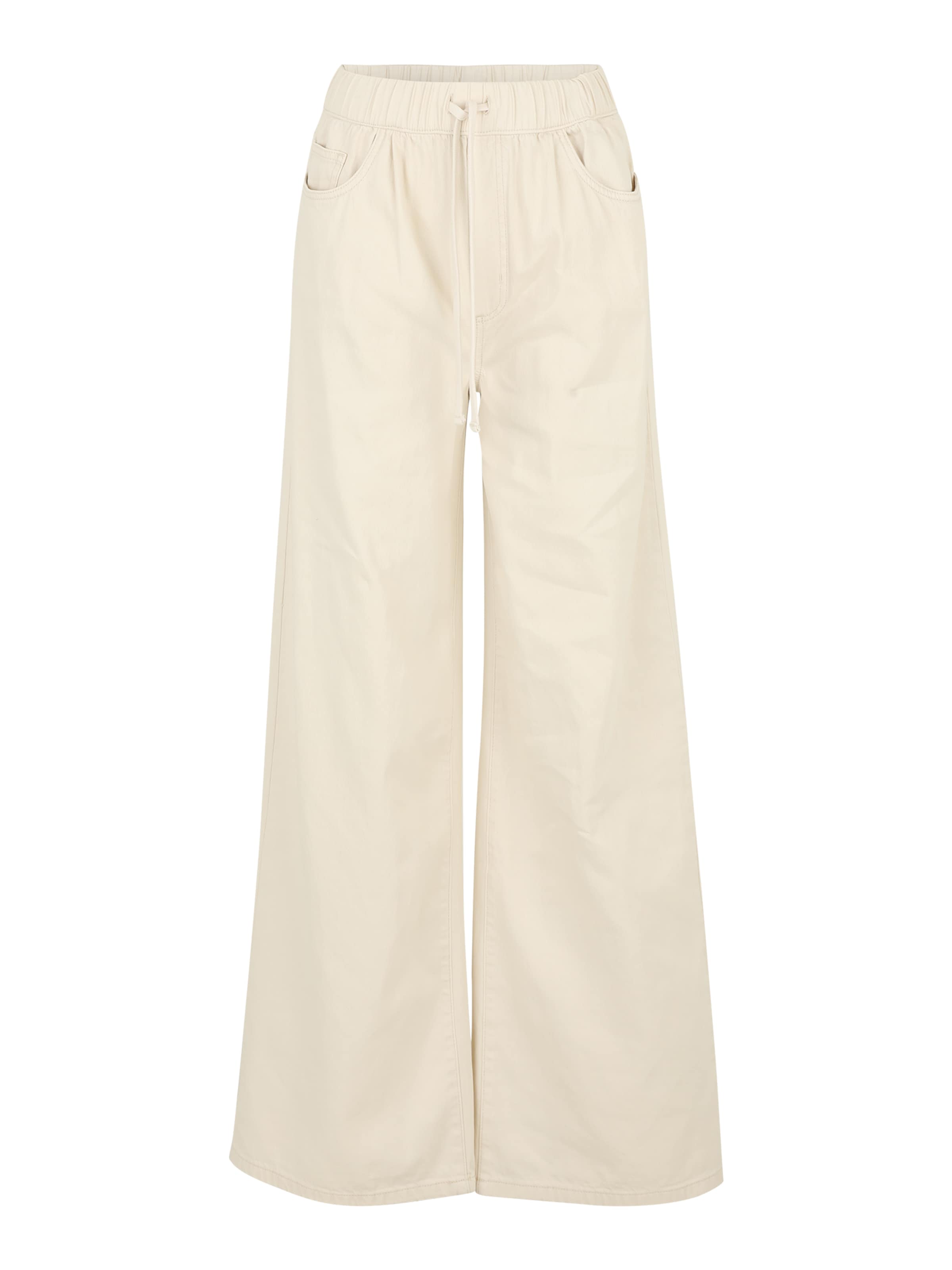 Vero Moda Tall Szeroka nogawka Jeansy 'VMVALERIA' w kolorze beżowy: przód