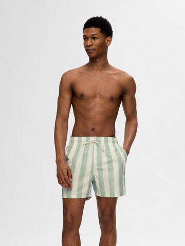 Shorts de bain SELECTED HOMME en beige