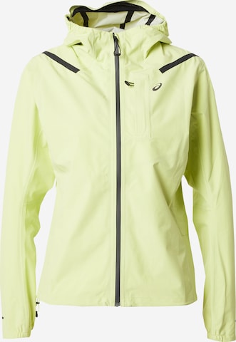 ASICS Sports jacket in Yellow: front