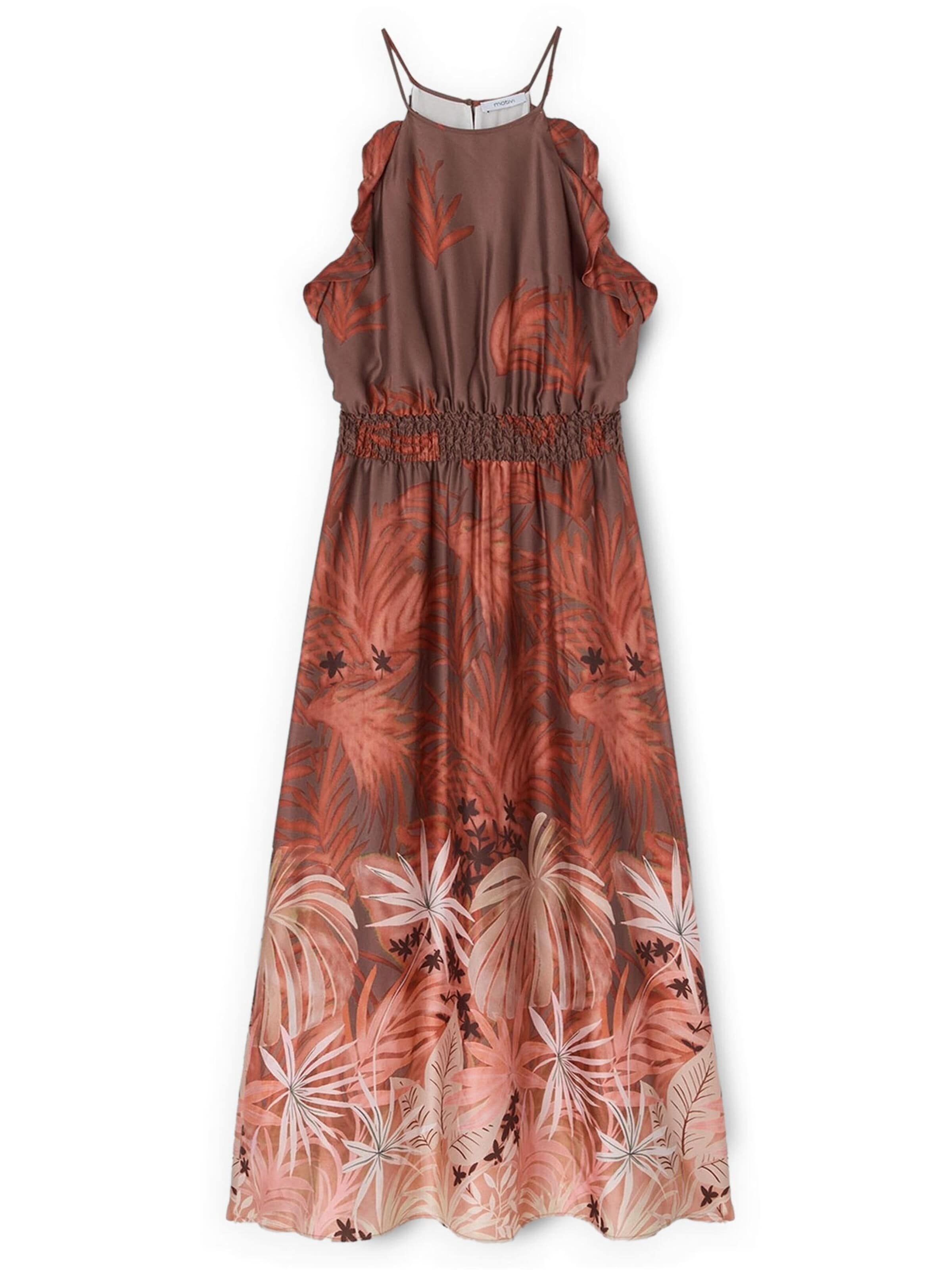MOTIVI Dress in Orange: front