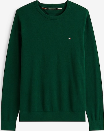 Pulover 'ESSENTIAL SSNL' de la TOMMY HILFIGER pe verde: față