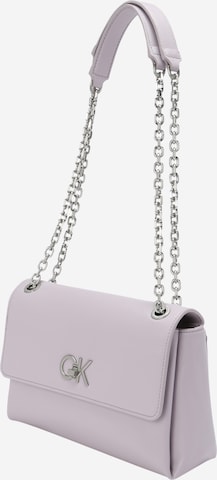 Calvin Klein Shoulder Bag in Purple: front