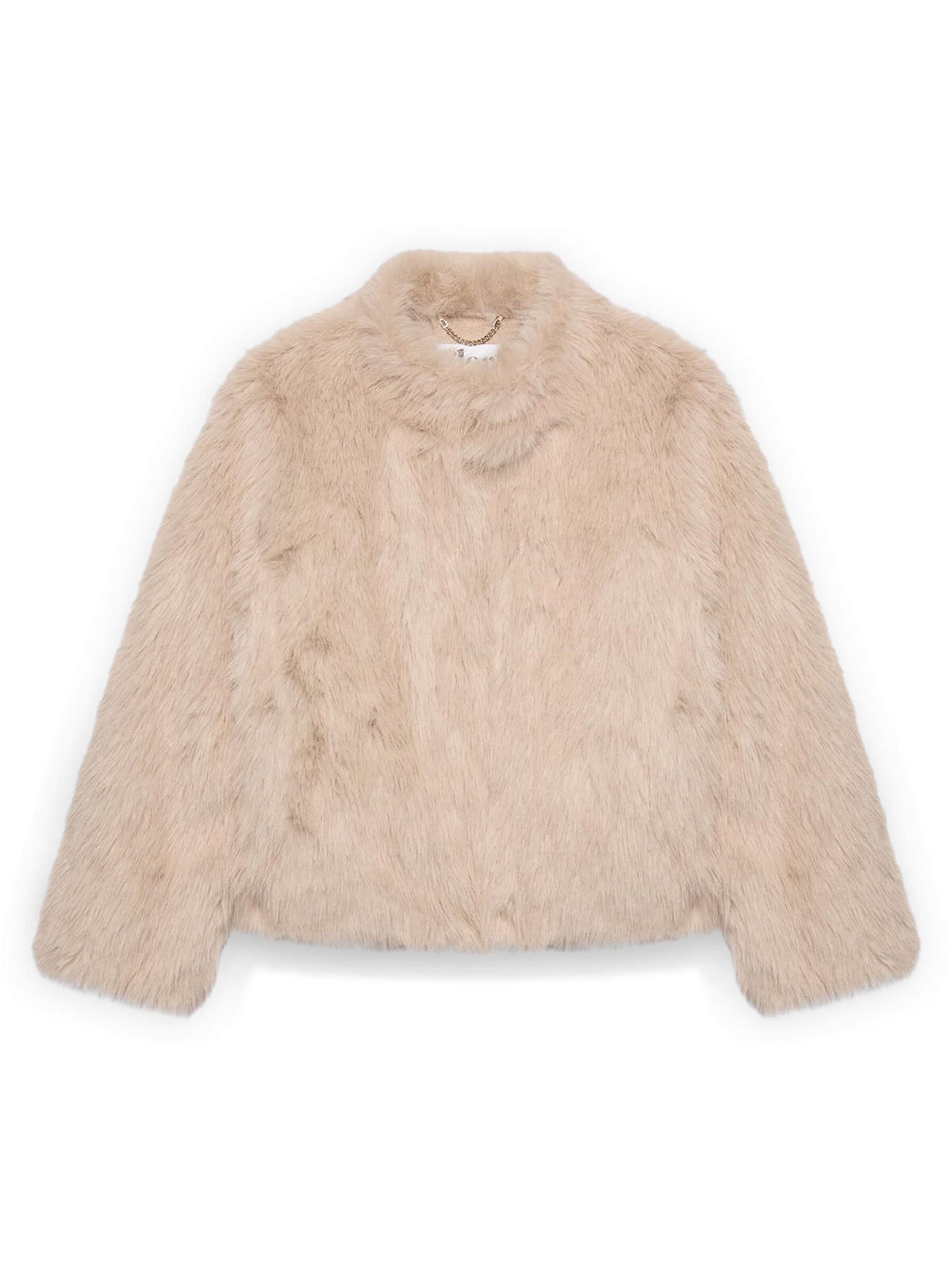 Cappotto invernale di Fiorella Rubino in beige: frontale