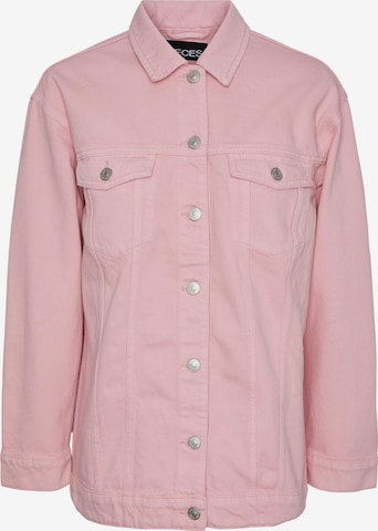 Veste mi-saison 'Tika' PIECES en rose : devant