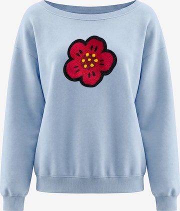 Sweat-shirt MYMO en bleu : devant