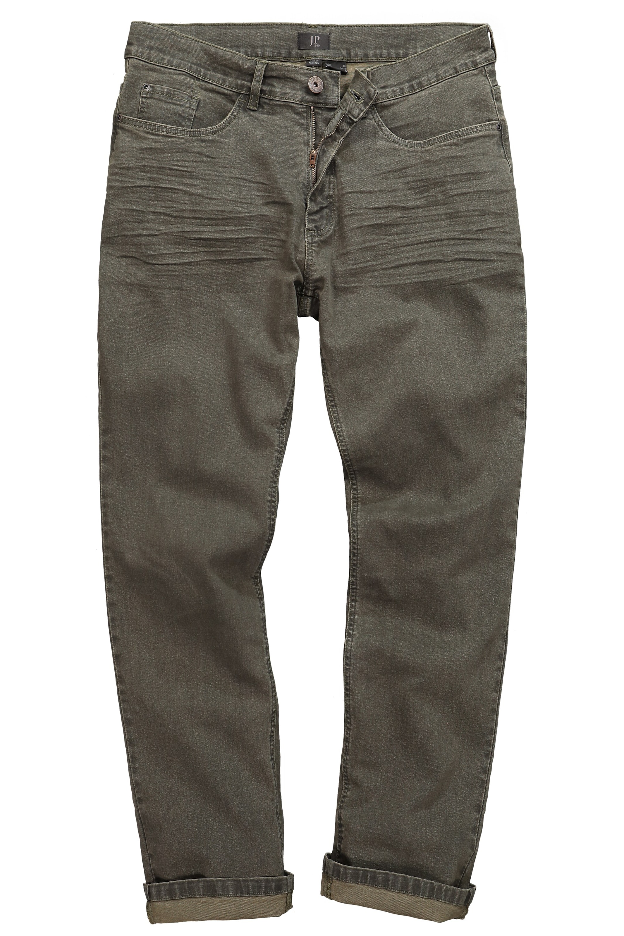 JP1880 Loosefit Jeans in Groen: voorkant