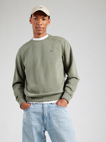 MUSTANG Sweatshirt 'Clio' in Grün: Vorderseite