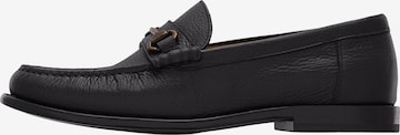 BOSS Mokaszin 'Tevan' - fekete: elől
