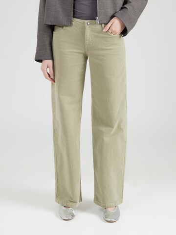 ONLY Широкий Штаны 'ONLMADISON-LISY' в Зеленый: спереди