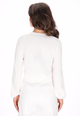 Cardigan faina en blanc