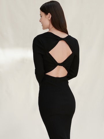 A LOT LESS - Vestido 'Josefin' en negro