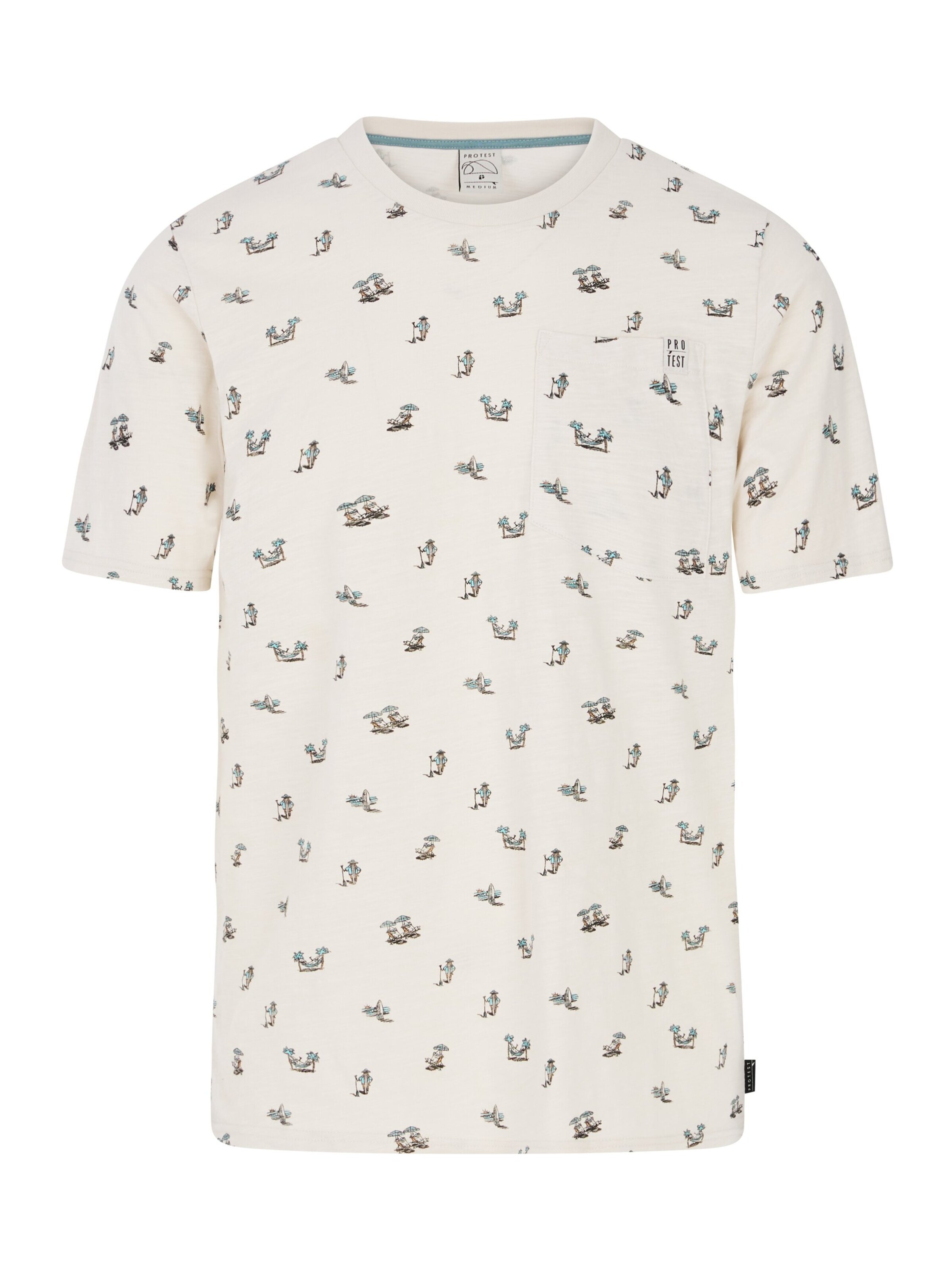 PROTEST Shirt 'PRTElston' in White: front