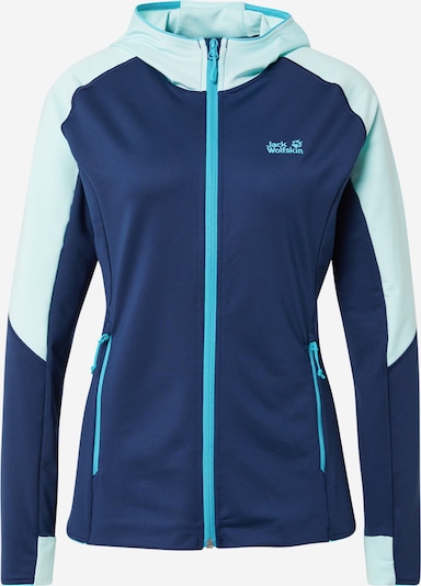 JACK WOLFSKIN Sportjacke 'HYDRO III' in navy / hellblau, Produktansicht