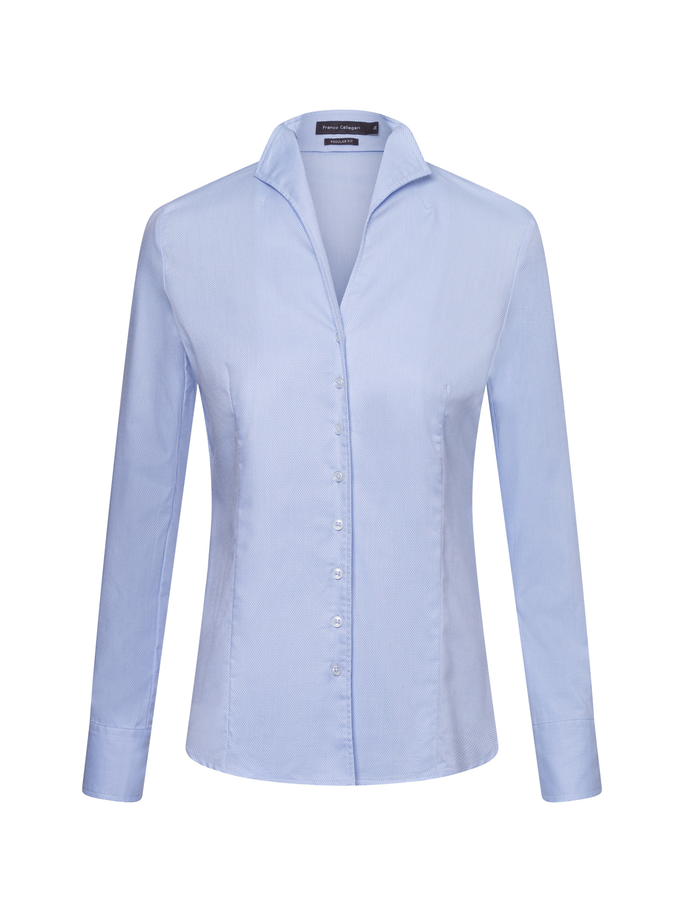 Franco Callegari Blouse in Blauw: voorkant