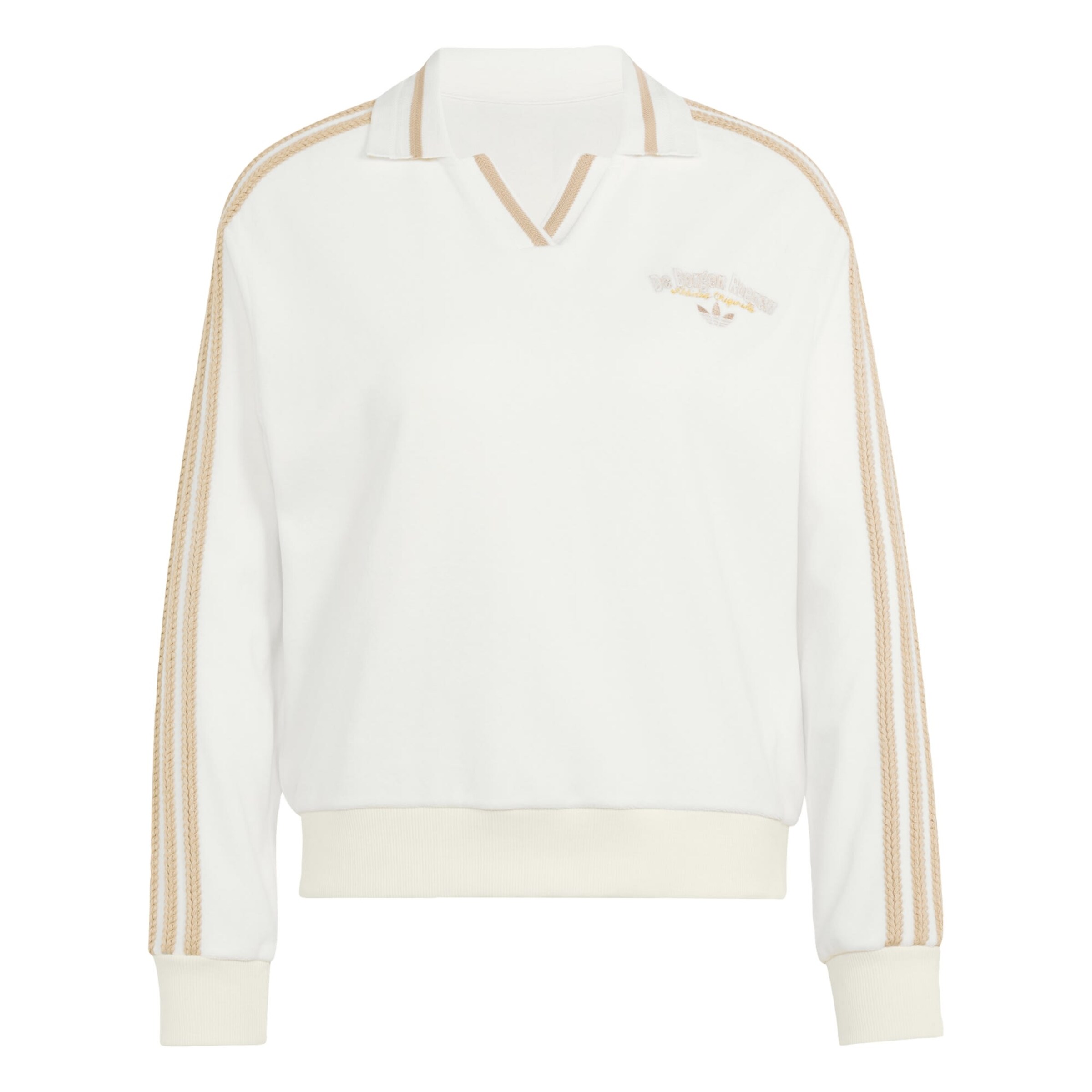 ADIDAS ORIGINALS Sweatshirt in Wit: voorkant