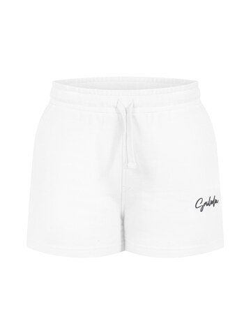Smilodox Regular Shorts 'Aurilia' in Weiß: Vorderseite