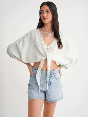 Camicia da donna di MixRay in verde