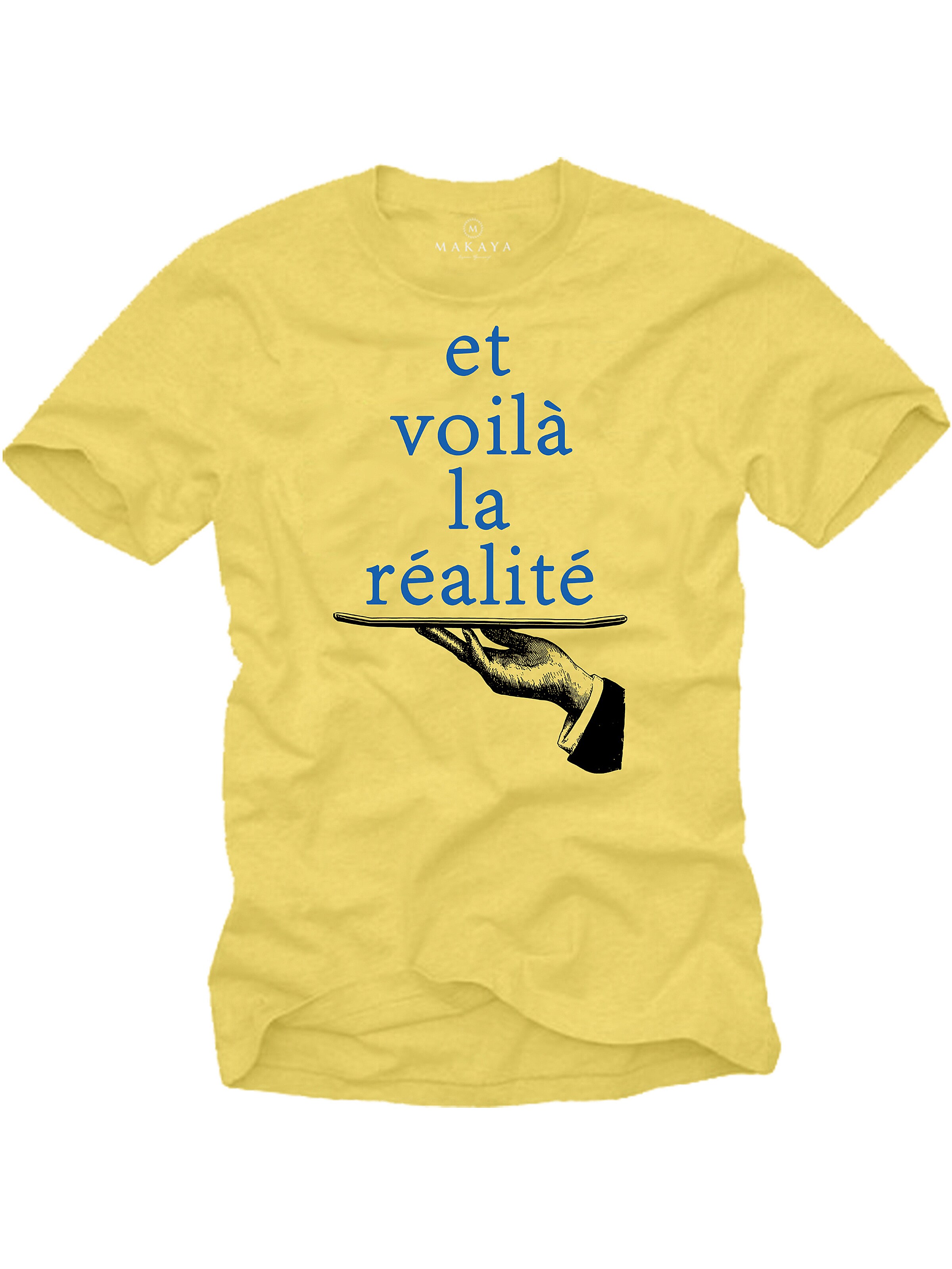 MAKAYA Shirt in Yellow: front