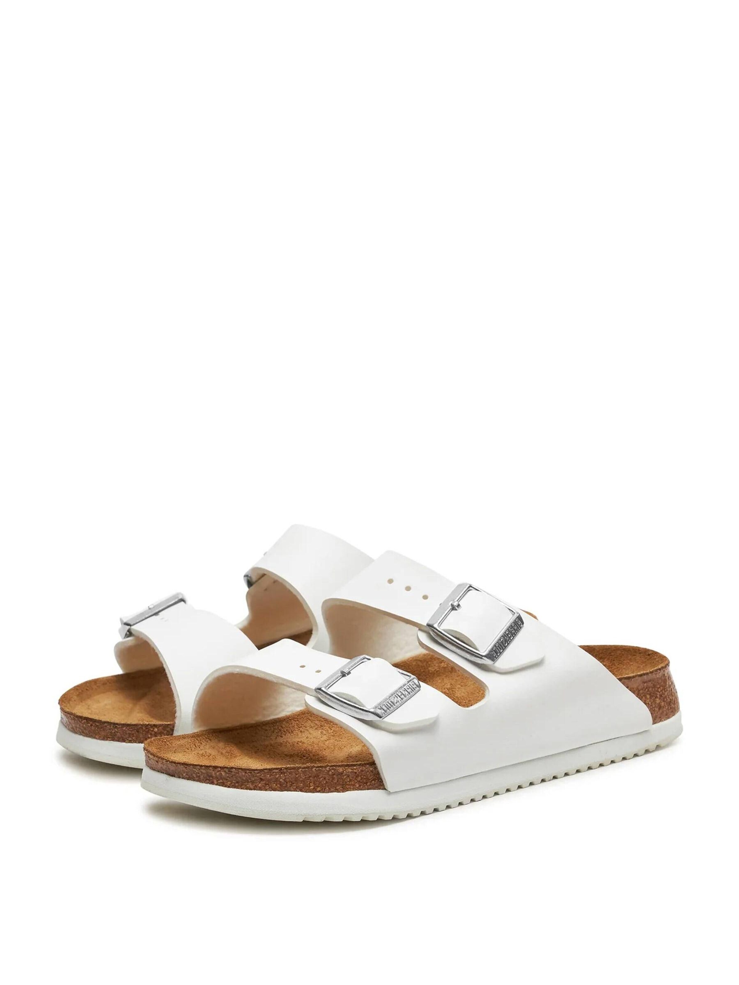 BIRKENSTOCK Pantolette in Weiß