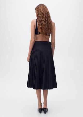 MANGO Skirt 'Pili-h' in Black