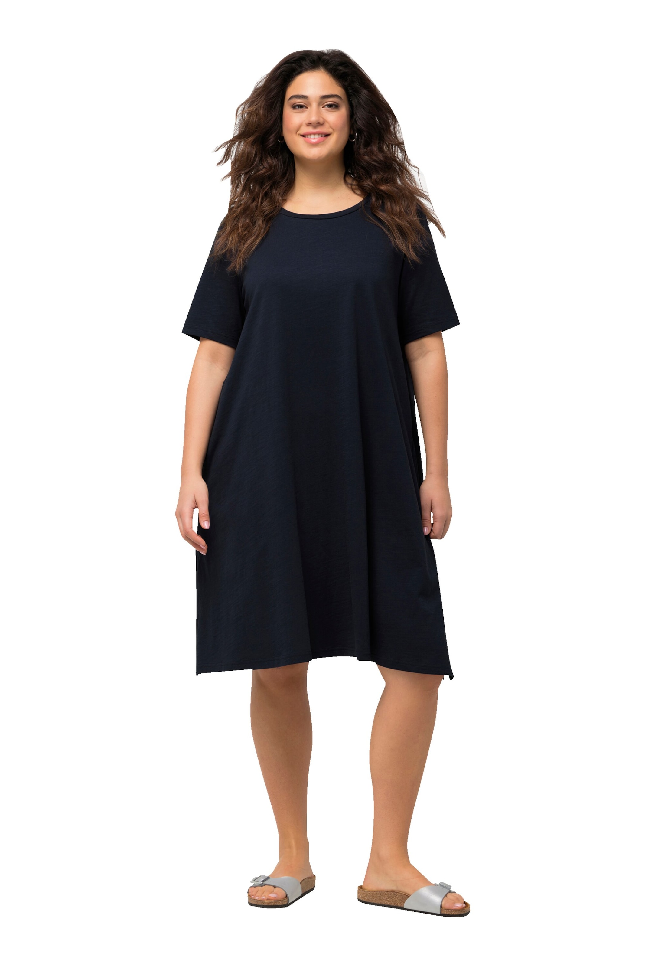 Ulla Popken Kleid in Blau: Vorderseite