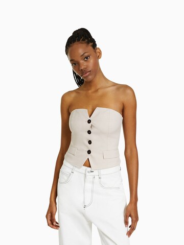 Bershka Top in Beige: Vorderseite