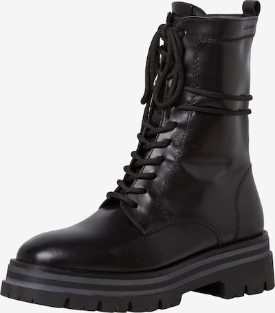 TAMARIS Lace-Up Ankle Boots in Black, Item view