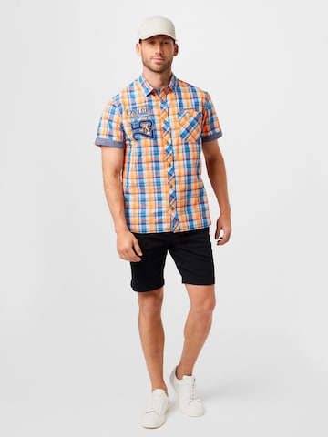 Coupe regular Chemise 'Fly and Cruise' CAMP DAVID en orange