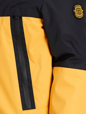 Jack & Jones Junior Winter Jacket in Yellow