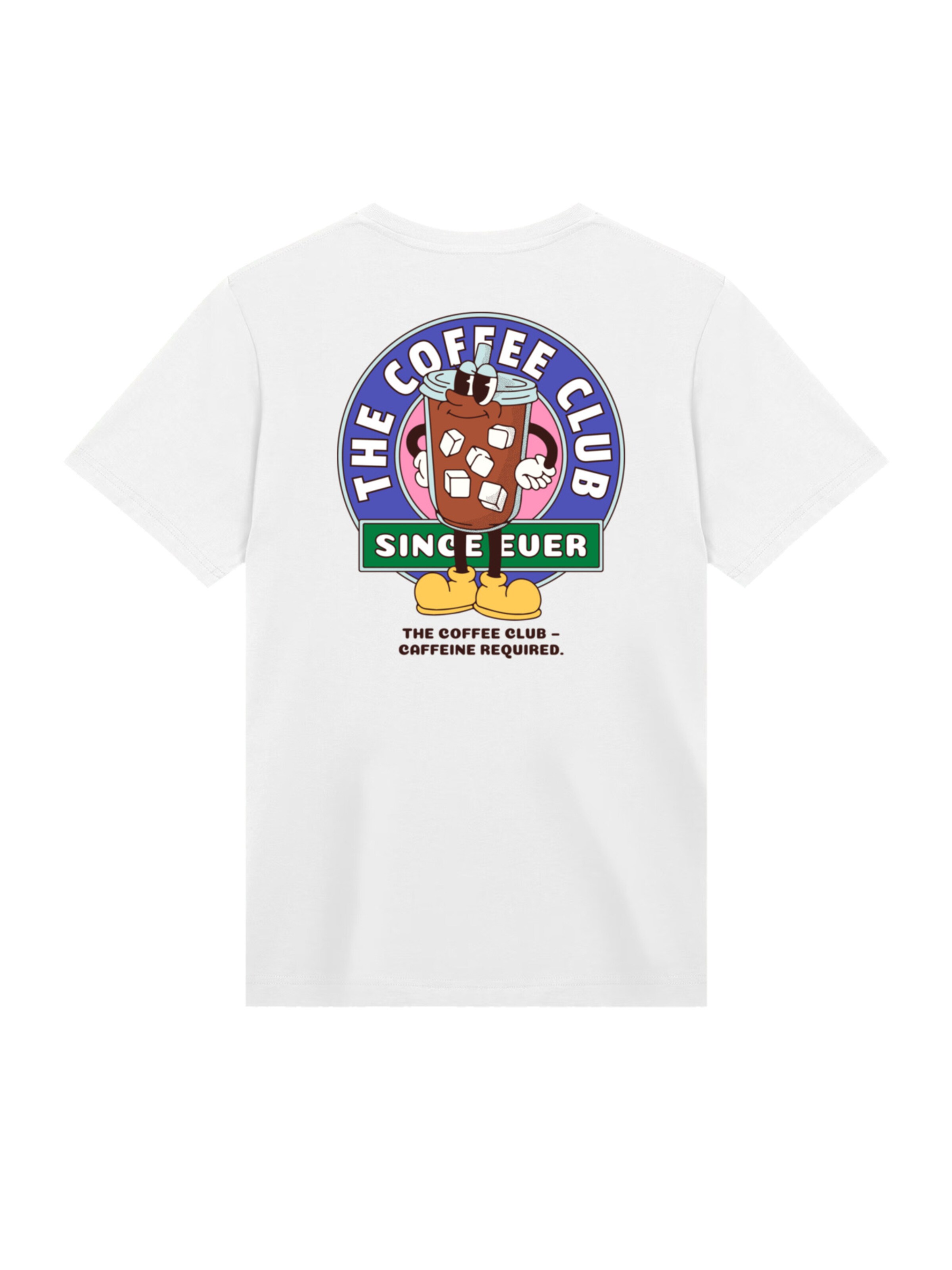 F4NT4STIC Shirt 'Coffee Club' in Wit