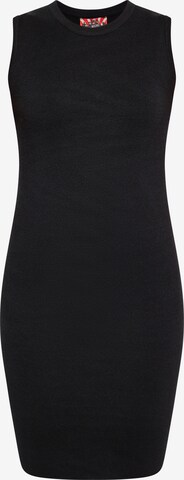 ROCKEASY Sheath Dress in Black: front
