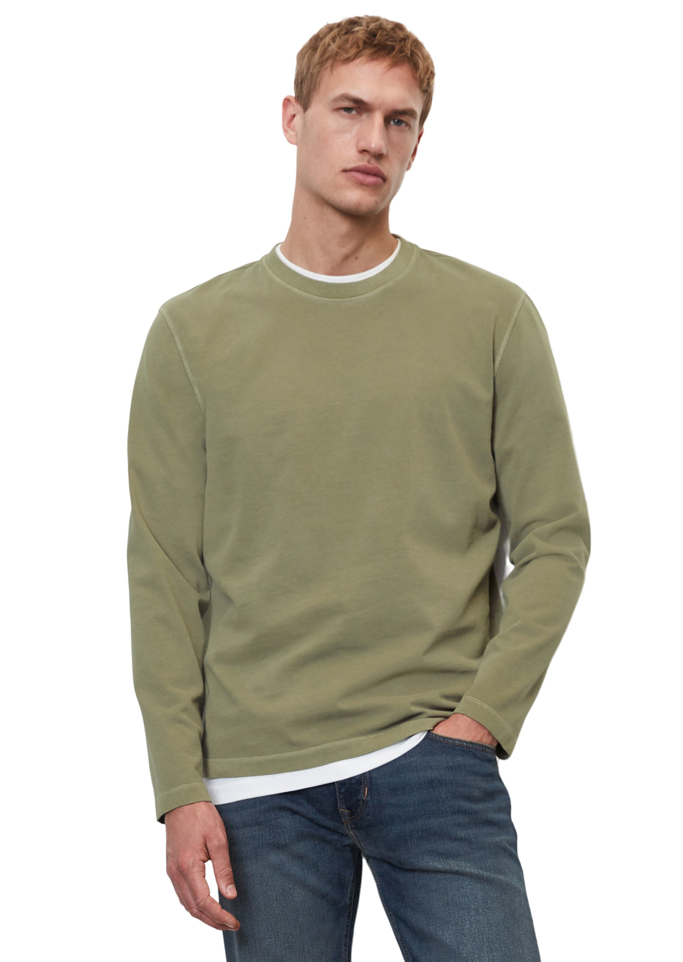 Marc O'Polo Shirt in Green: front