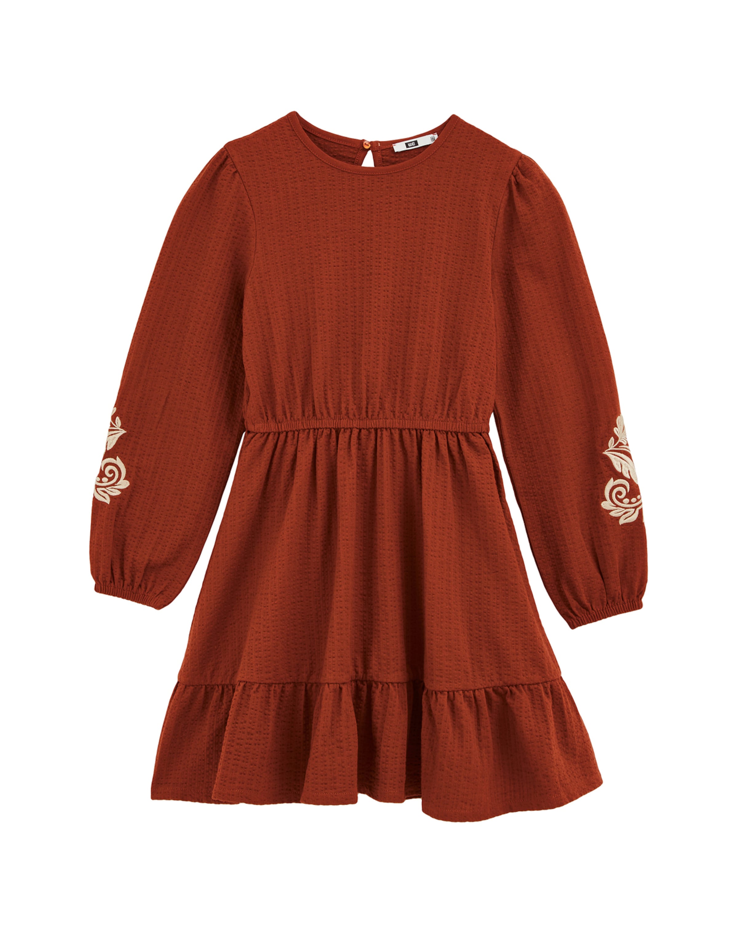 WE Fashion Kleit, värv pruun: eest vaates