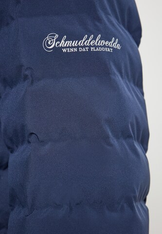Schmuddelwedda Between-Season Jacket in Blue
