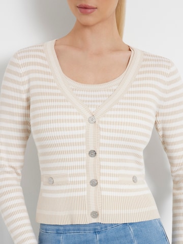 GUESS Knit Cardigan 'MARTI' in Beige