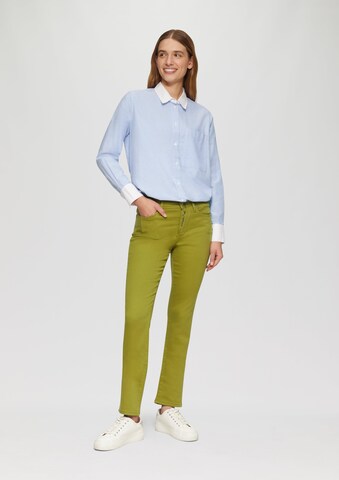 Coupe slim Jean 'Betsy' s.Oliver en vert